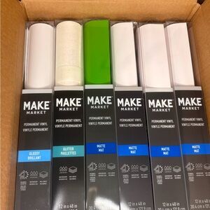 Six NEW Make Market Vinyl Permanent Collection - Glossy, Glitter, Matte Finishes